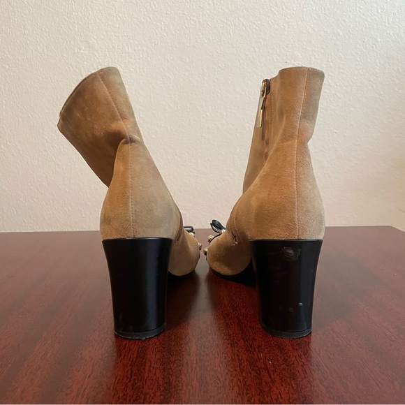 Kate Spade Orton Suede Pearl Coquette Ankle Boot - Picture 5 of 11